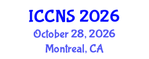 International Conference on Cryptography and Network Security (ICCNS) October 28, 2026 - Montreal, Canada International Conference on Cryptography and Network Security (ICCNS) October 28, 2026 - Montreal, Canada
