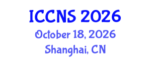 International Conference on Cryptography and Network Security (ICCNS) October 18, 2026 - Shanghai, China International Conference on Cryptography and Network Security (ICCNS) October 18, 2026 - Shanghai, China