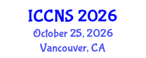 International Conference on Cryptography and Network Security (ICCNS) October 25, 2026 - Vancouver, Canada