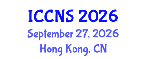 International Conference on Cryptography and Network Security (ICCNS) September 27, 2026 - Hong Kong, China International Conference on Cryptography and Network Security (ICCNS) September 27, 2026 - Hong Kong, China