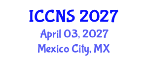 International Conference on Cryptography and Network Security (ICCNS) April 03, 2027 - Mexico City, Mexico International Conference on Cryptography and Network Security (ICCNS) April 03, 2027 - Mexico City, Mexico