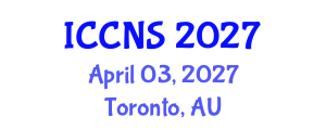 International Conference on Cryptography and Network Security (ICCNS) April 03, 2027 - Toronto, Australia International Conference on Cryptography and Network Security (ICCNS) April 03, 2027 - Toronto, Australia