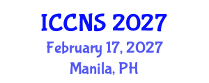 International Conference on Cryptography and Network Security (ICCNS) February 17, 2027 - Manila, Philippines