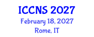 International Conference on Cryptography and Network Security (ICCNS) February 18, 2027 - Rome, Italy International Conference on Cryptography and Network Security (ICCNS) February 18, 2027 - Rome, Italy