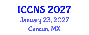 International Conference on Cryptography and Network Security (ICCNS) January 23, 2027 - Cancún, Mexico International Conference on Cryptography and Network Security (ICCNS) January 23, 2027 - Cancún, Mexico