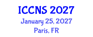 International Conference on Cryptography and Network Security (ICCNS) January 25, 2027 - Paris, France International Conference on Cryptography and Network Security (ICCNS) January 25, 2027 - Paris, France