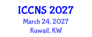 International Conference on Cryptography and Network Security (ICCNS) March 24, 2027 - Kuwait, Kuwait International Conference on Cryptography and Network Security (ICCNS) March 24, 2027 - Kuwait, Kuwait