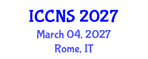 International Conference on Cryptography and Network Security (ICCNS) March 04, 2027 - Rome, Italy
