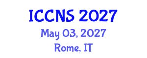 International Conference on Cryptography and Network Security (ICCNS) May 03, 2027 - Rome, Italy International Conference on Cryptography and Network Security (ICCNS) May 03, 2027 - Rome, Italy