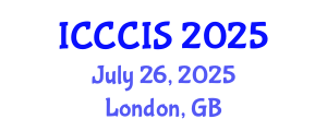 International Conference on Cryptography, Coding and Information Security (ICCCIS) July 26, 2025 - London, United Kingdom