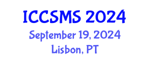 International Conference on Crystallographic, Spectroscopic and Materials Science (ICCSMS) September 19, 2024 - Lisbon, Portugal