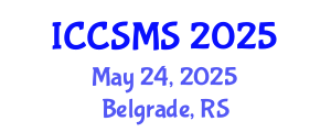 International Conference on Crystallographic, Spectroscopic and Materials Science (ICCSMS) May 24, 2025 - Belgrade, Serbia