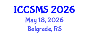International Conference on Crystallographic, Spectroscopic and Materials Science (ICCSMS) May 18, 2026 - Belgrade, Serbia International Conference on Crystallographic, Spectroscopic and Materials Science (ICCSMS) May 18, 2026 - Belgrade, Serbia