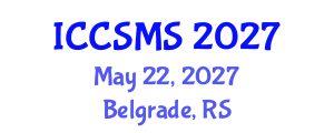 International Conference on Crystallographic, Spectroscopic and Materials Science (ICCSMS) May 22, 2027 - Belgrade, Serbia