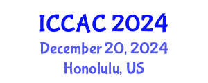 International Conference on Cultural Anthropology and Cultures (ICCAC) December 20, 2024 - Honolulu, United States