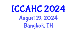 International Conference on Cultural Anthropology and Human Culture (ICCAHC) August 19, 2024 - Bangkok, Thailand