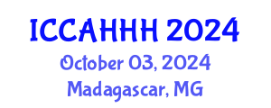 International Conference on Cultural Architecture, Humanities, History and Hermeneutics (ICCAHHH) October 03, 2024 - Madagascar, Madagascar