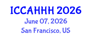 International Conference on Cultural Architecture, Humanities, History and Hermeneutics (ICCAHHH) June 07, 2026 - San Francisco, United States