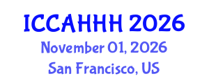 International Conference on Cultural Architecture, Humanities, History and Hermeneutics (ICCAHHH) November 01, 2026 - San Francisco, United States