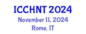 International Conference on Cultural Heritage and New Technologies (ICCHNT) November 11, 2024 - Rome, Italy