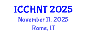 International Conference on Cultural Heritage and New Technologies (ICCHNT) November 11, 2025 - Rome, Italy