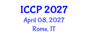 International Conference on Cultural Policy (ICCP) April 08, 2027 - Rome, Italy International Conference on Cultural Policy (ICCP) April 08, 2027 - Rome, Italy