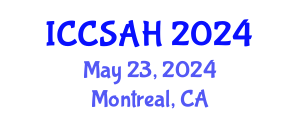 International Conference on Cultural Studies and Art History (ICCSAH) May 23, 2024 - Montreal, Canada