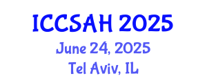 International Conference on Cultural Studies and Art History (ICCSAH) June 24, 2025 - Tel Aviv, Israel