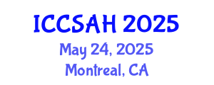 International Conference on Cultural Studies and Art History (ICCSAH) May 24, 2025 - Montreal, Canada