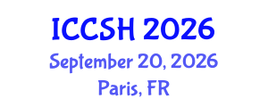 International Conference on Cultural Systems and Heritage (ICCSH) September 20, 2026 - Paris, France