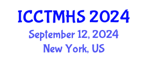 International Conference on Cultural Tourism, Museum and Heritage Studies (ICCTMHS) September 12, 2024 - New York, United States