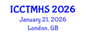 International Conference on Cultural Tourism, Museum and Heritage Studies (ICCTMHS) January 21, 2026 - London, United Kingdom