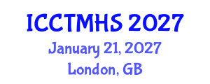 International Conference on Cultural Tourism, Museum and Heritage Studies (ICCTMHS) January 21, 2027 - London, United Kingdom International Conference on Cultural Tourism, Museum and Heritage Studies (ICCTMHS) January 21, 2027 - London, United Kingdom