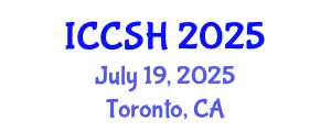 International Conference on Culture, Society and Humanity (ICCSH) July 19, 2025 - Toronto, Canada