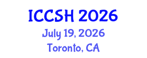 International Conference on Culture, Society and Humanity (ICCSH) July 19, 2026 - Toronto, Canada