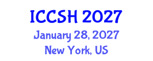 International Conference on Culture, Society and Humanity (ICCSH) January 28, 2027 - New York, United States