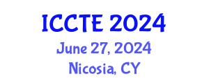 International Conference on Curriculum and Teacher Education (ICCTE) June 27, 2024 - Nicosia, Cyprus