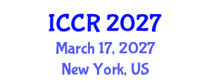 International Conference on Cyanobacteria Research (ICCR) March 17, 2027 - New York, United States International Conference on Cyanobacteria Research (ICCR) March 17, 2027 - New York, United States