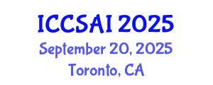 International Conference on Cyber Security and Artificial Intelligence (ICCSAI) September 20, 2025 - Toronto, Canada