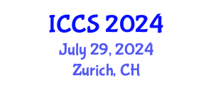 International Conference on Cyber Security (ICCS) July 29, 2024 - Zurich, Switzerland