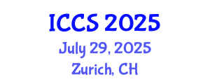International Conference on Cyber Security (ICCS) July 29, 2025 - Zurich, Switzerland
