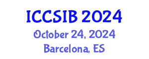 International Conference on Cybermetrics, Scientometrics, Informetrics and Bibliometrics (ICCSIB) October 24, 2024 - Barcelona, Spain