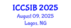 International Conference on Cybermetrics, Scientometrics, Informetrics and Bibliometrics (ICCSIB) August 09, 2025 - Lagos, Nigeria