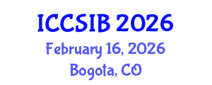 International Conference on Cybermetrics, Scientometrics, Informetrics and Bibliometrics (ICCSIB) February 16, 2026 - Bogota, Colombia International Conference on Cybermetrics, Scientometrics, Informetrics and Bibliometrics (ICCSIB) February 16, 2026 - Bogota, Colombia
