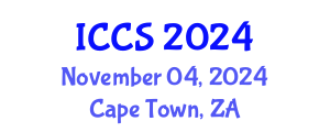 International Conference on Cybersecurity Strategy (ICCS) November 04, 2024 - Cape Town, South Africa