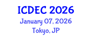 International Conference on Dam Engineering and Construction (ICDEC) January 07, 2026 - Tokyo, Japan