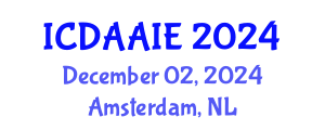 International Conference on Data and Artifical Intelligence Engineering (ICDAAIE) December 02, 2024 - Amsterdam, Netherlands