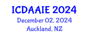 International Conference on Data and Artifical Intelligence Engineering (ICDAAIE) December 02, 2024 - Auckland, New Zealand