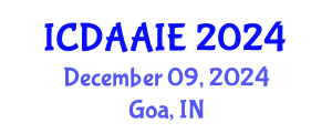 International Conference on Data and Artifical Intelligence Engineering (ICDAAIE) December 09, 2024 - Goa, India