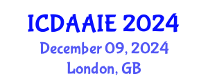 International Conference on Data and Artifical Intelligence Engineering (ICDAAIE) December 09, 2024 - London, United Kingdom